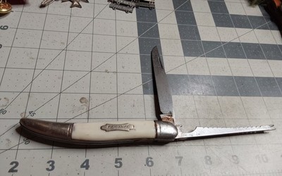 Colonial 2 Blade Folding Knife Fishermans Arkansas Toothpick