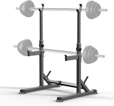 KingKang Squat Rack & Bench Press Stand, 440LB Weight Capacity, Home Gym Equipme