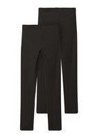 Leggings Name It MäDchen Nkfvivian 2P, Schwarz, 86/92, Kinderbekleidung