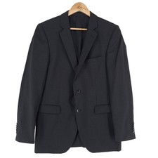 Strellson Mens Wool Blazer Tailored Fit Half-Length 2-Button EU 48 UK/US 38R