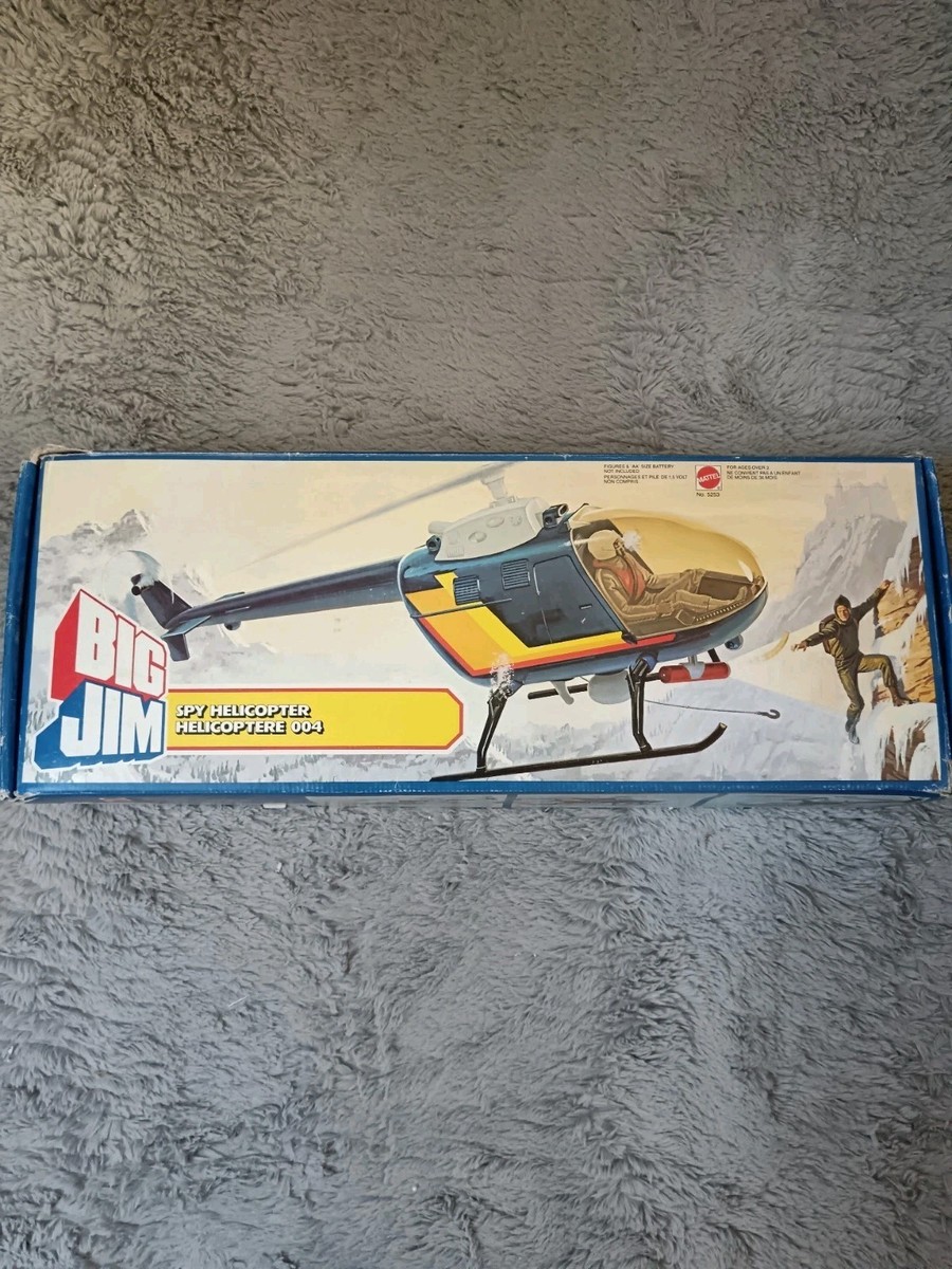 Big Jim Série Commando - Hélicoptère Command Copter Mattel - Occasion En Boîte