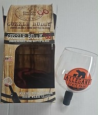 Custom Guzzle Buddy Wine Bottle Glass Attachment Makes Drinking Fun Easy to Use.