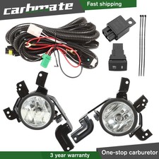 For 2007-2009 Honda CRV CR-V Bumper Fog Lights Lamp Left+Right w/Bezel+Switch
