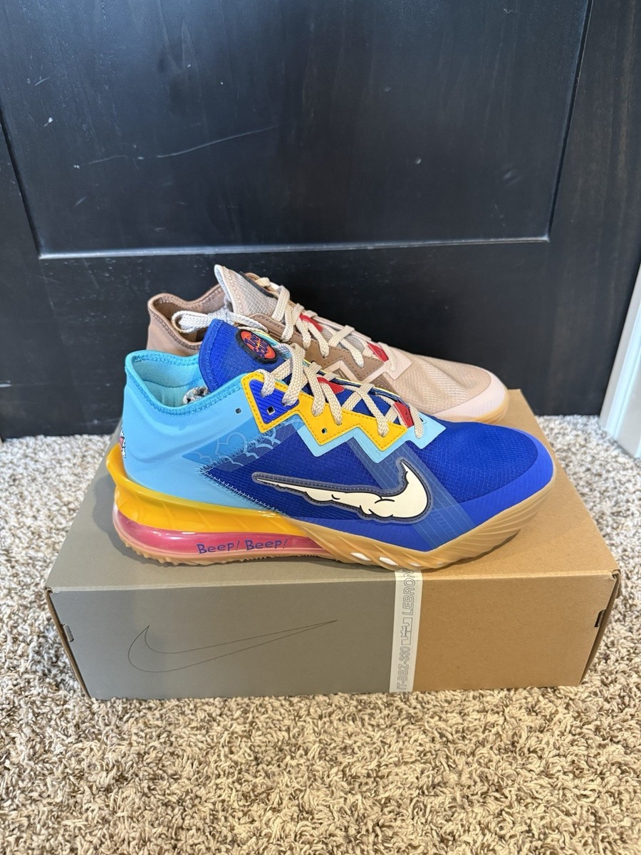 Size 11 - Nike Space Jam x LeBron 18 Low Wile E. x Nike Roadrunner