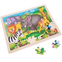 Houten Legpuzzel Wilde Dieren (Us Import)