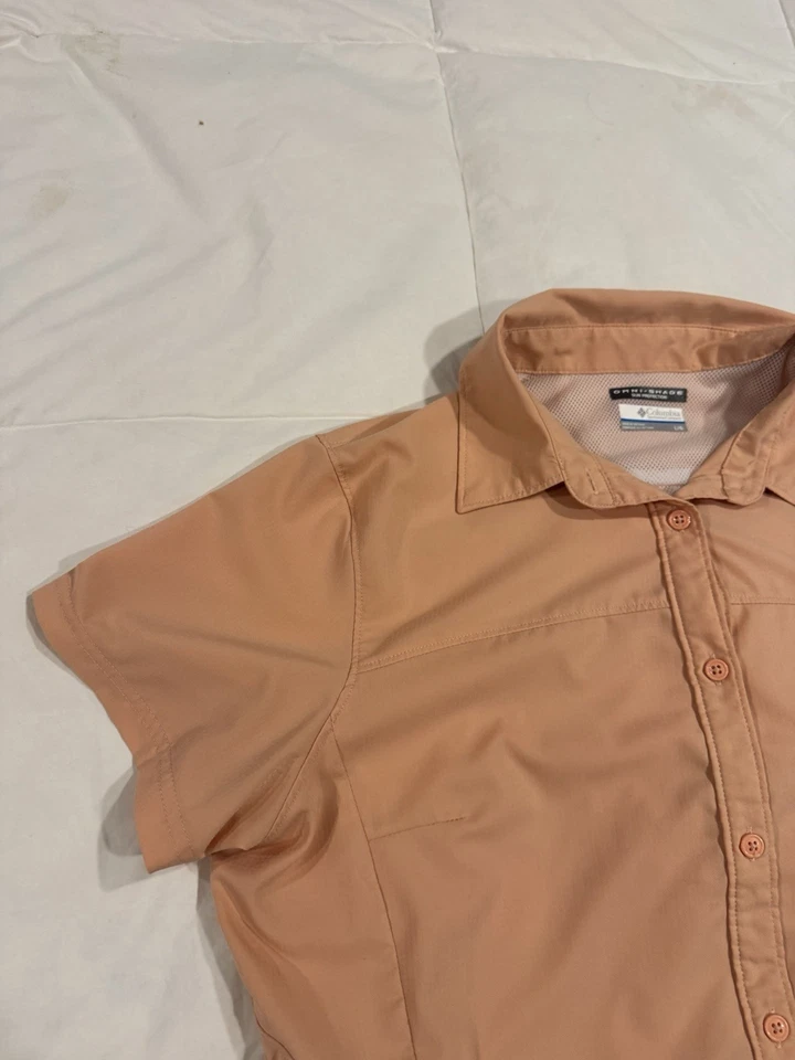 Camisa Columbia PFG Ventilada Para Mujer Grande Coral Omni-Sombra Pesca Senderismo Aire Libre Foto 3 de 4
