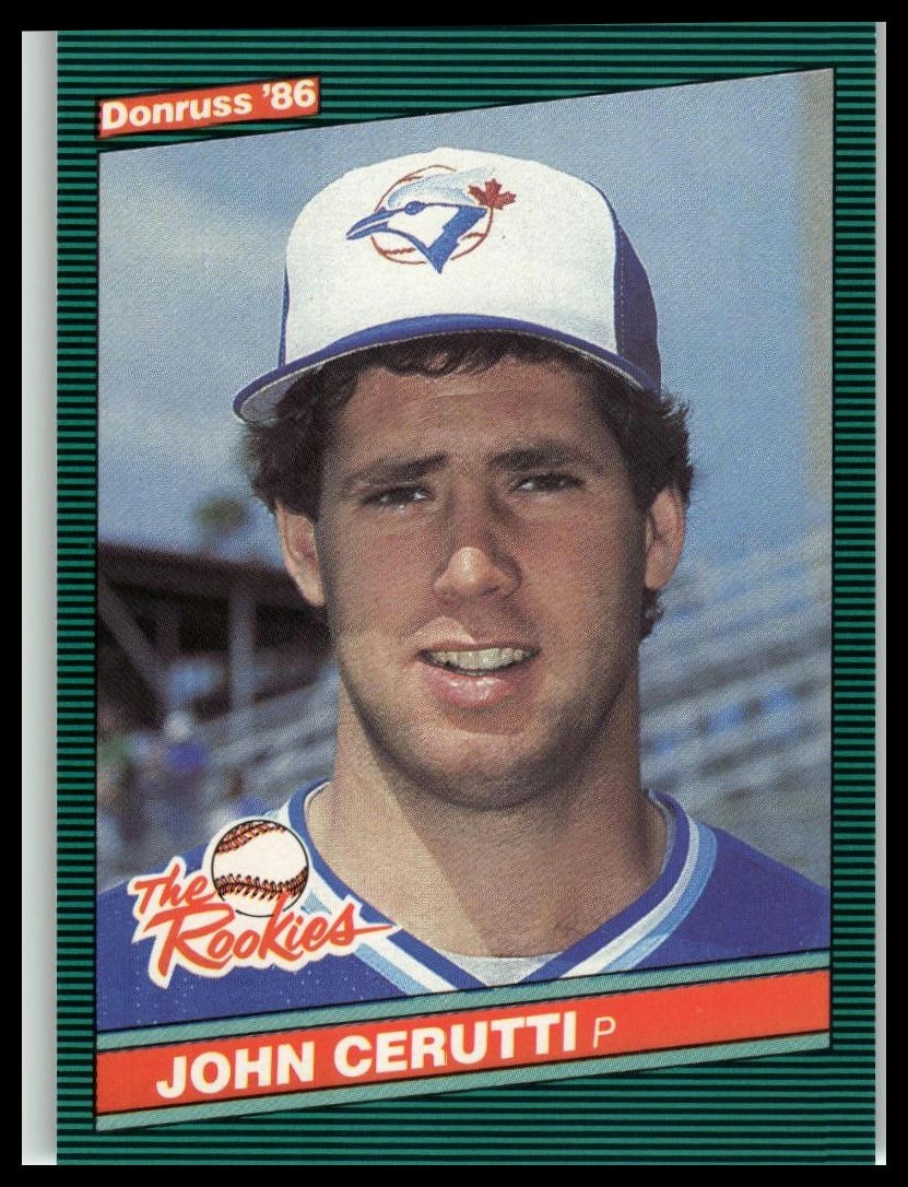 1986 Donruss The Rookies #20 John Cerutti