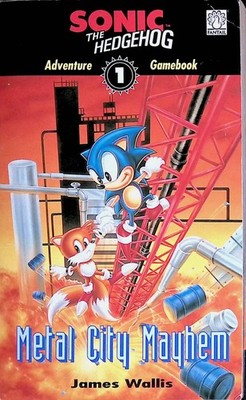 Sonic Adventure Gamebook 1 - Metal City Mayhem - 1./3. Edition - B+/A-/B+