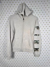 Victorias Secret Pink Camo Bling Sequined Camouflage Full Zip Hoodie Jacket Sm