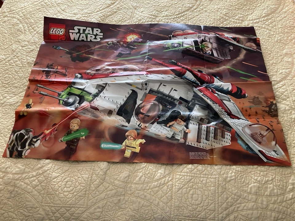 LEGO Star Wars Republic Gunship 75021 Poster Only No Lego Minifigure Poster 2013 - Image 2 of 4