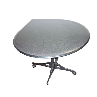 Herman Miller Everywhere Teardrop Rolling Table Gray Speckled Mid Century Modern
