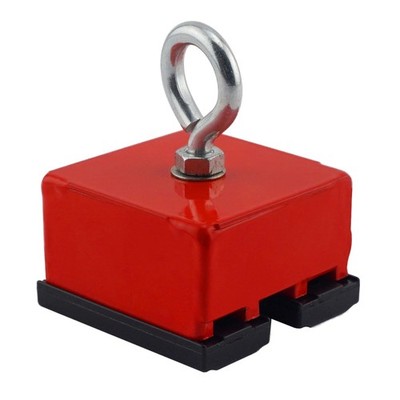 Master Magnetics Ceramic Fishing Magnet with Eyebolt - Heavy-Duty Strong Retriev