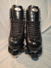 Riedell Model 120 Black Size 9 Roller D Roller Skates Made In Thailand