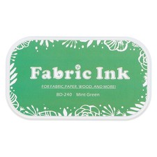 Ink Pads for Stamps, 3.7x2.2 Inch Fabric Ink Pad, Mint Green