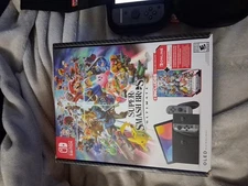 Nintendo Switch (OLED Model) Super Smash Bros. Bundle 64GB Console - Gray