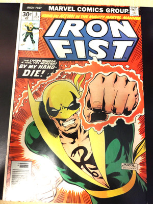 Iron Fist #8  (1976 Marvel) Orig of Iron Fist Retold, J. Byrne, VF/NM 1st Print