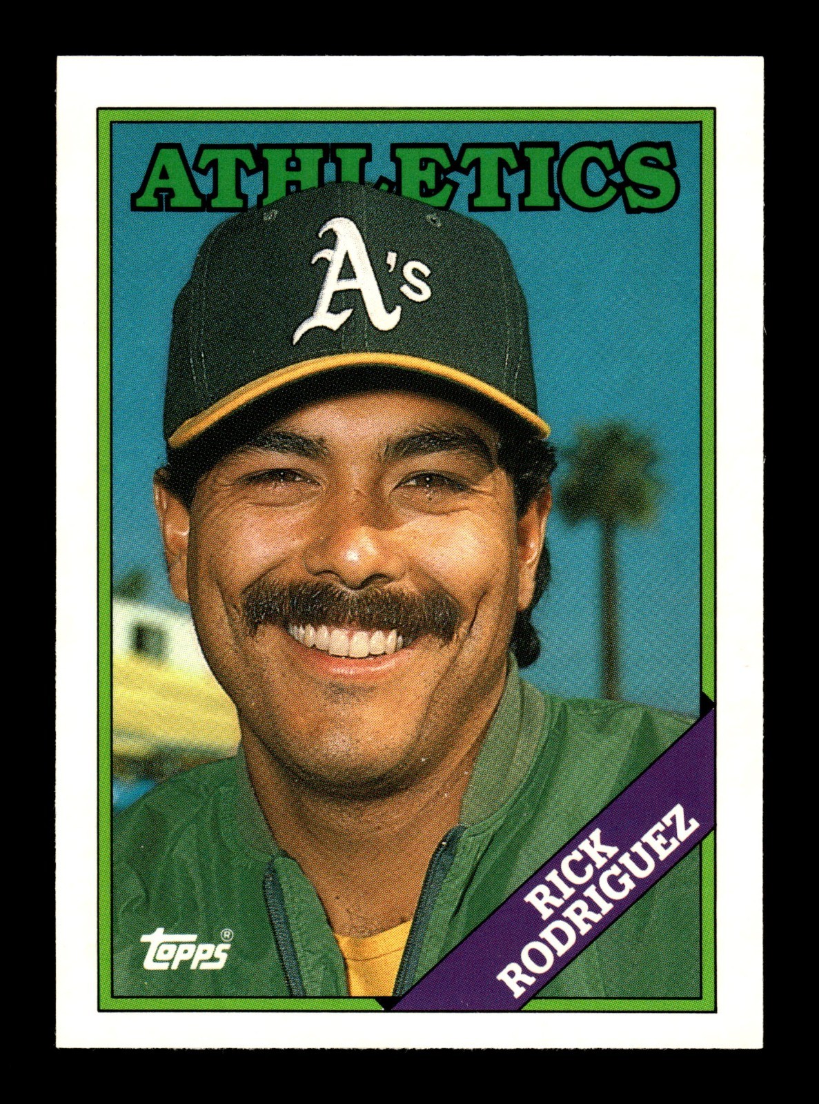 RICK RODRIGUEZ ⚾ 1988 Topps Collector's Edition Tiffany #166 Oakland Athletics