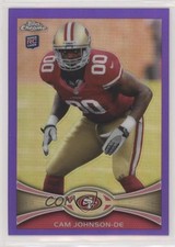 2012 Topps Chrome Retail Purple Refractor 195/499 Cam Johnson #159 6f8