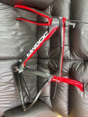 PINARELLO DOGMA F12 Freme Set Carbon Aero Road Bike Red Black Size