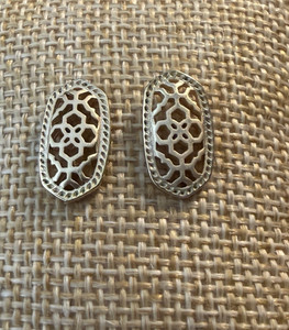 Kendra Scott Ellie Gold Tone Filigree Earrings