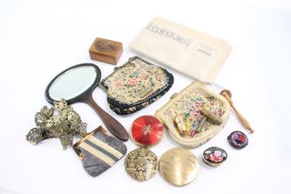 Vanity Items Antique Vintage Accessories Brass Powder Compacts Mauchline Ware