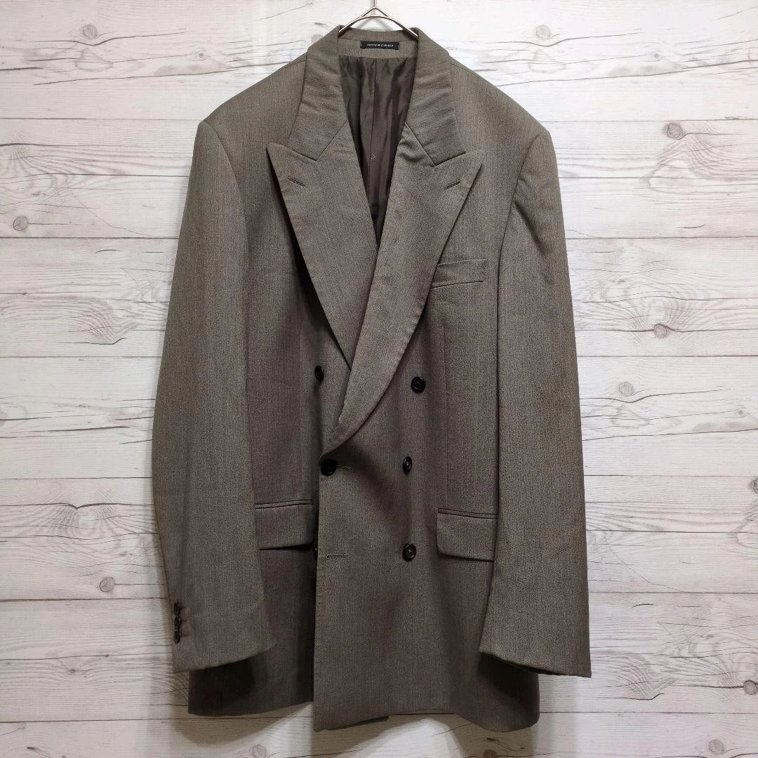 Saint Laurent Gray Double-Breasted Suits & Blazers for Men for