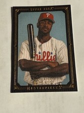 2008 Upper Deck Masterpieces Black Frame Jimmy Rollins #70
