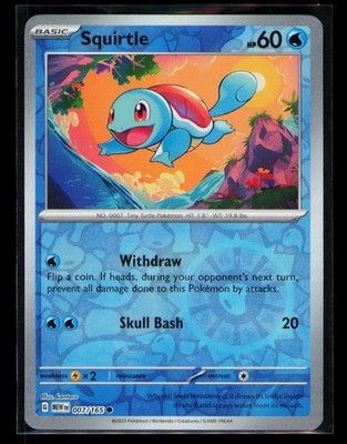 Squirtle - (Reverse Cosmos Holo) (Costco Exclusive) Holo Common Miscellaneous Ca