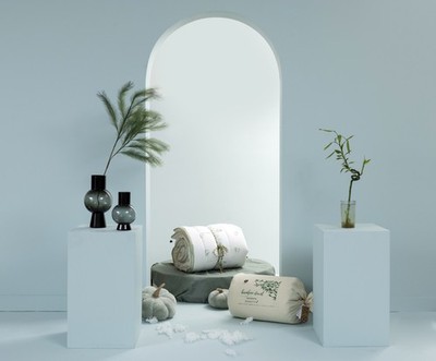 Bamboo Comforter with Cotton Fabric Cover Premium Bamboo All Season