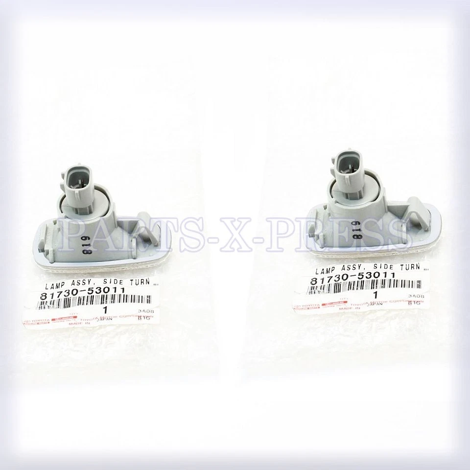 OEM GENUINO TOYOTA LEXUS 2001-2005 IS300 CONJUNTO DE LUCES DE SEÑAL DE GIRO LATERAL DERECHA E IZQUIERDA Foto 4 de 4