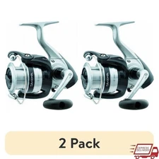 2 Pack Strikeforce SF2500-B-CP Spinning Reel Smooth Ball Bearing Fishing Reel US