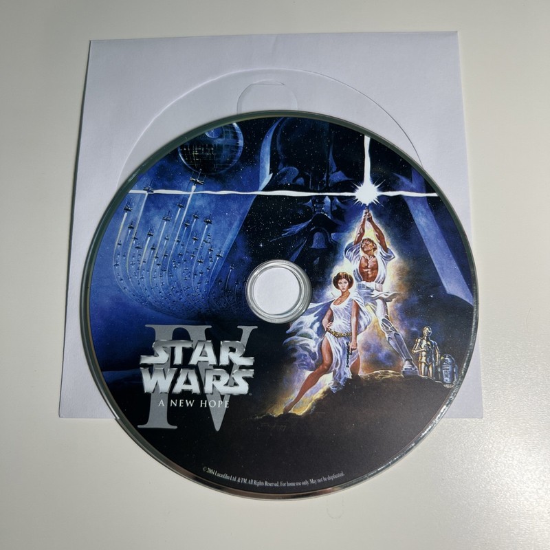 USED Star Wars IV A New Hope DVD DISC ONLY