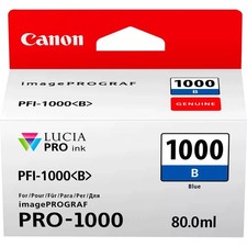 Canon PFI‑1000B Blue Ink Cartridge ‑ 0555C001 - PRO 1000