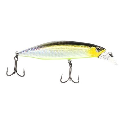 Mostal Humpback 83S Wobbler 8,3cm / 12,2g Natural Chartreuse Wobbler Sinkend