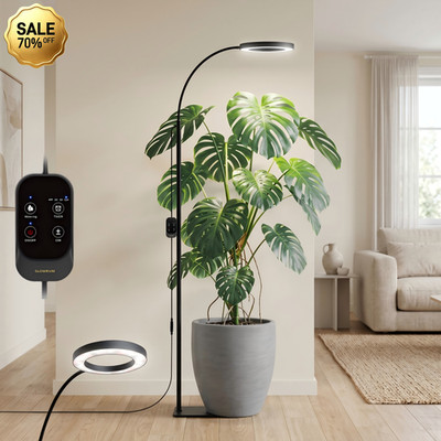 Grow Lights for Indoor Plant Full Spectrum LED Timer Adjustable Height and Angle