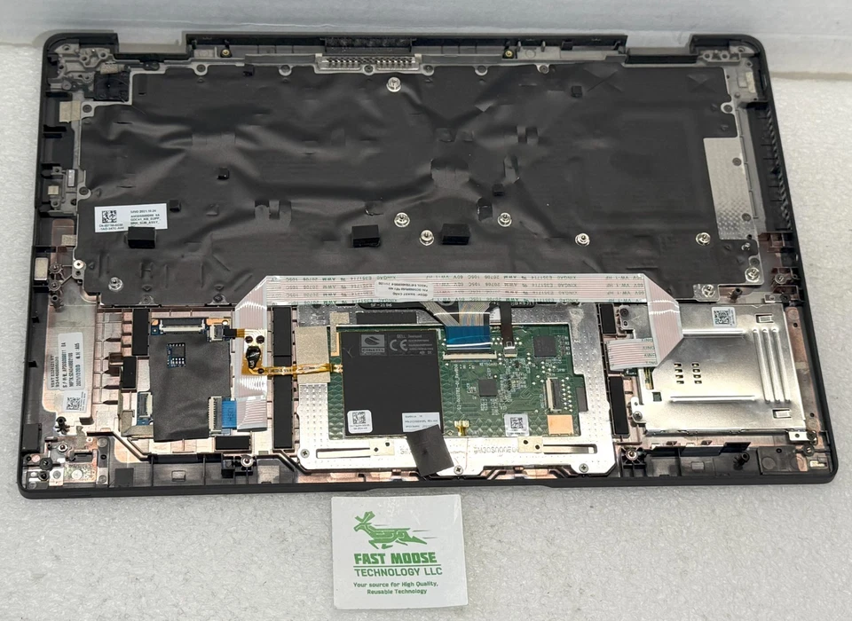 Teclado/touchpad genuino Dell Latitude 7420 2 en 1 con reposamanos para computadora portátil D7T80 RYMK Foto 3 de 4