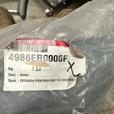 Washing Machine Door Gasket for LG Electronics 4986er0006f