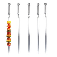ZMC Kebab SpießE Edelstahl 55Cm – 2Cm Breit GrillspießE Fleischspieß Rostfrei