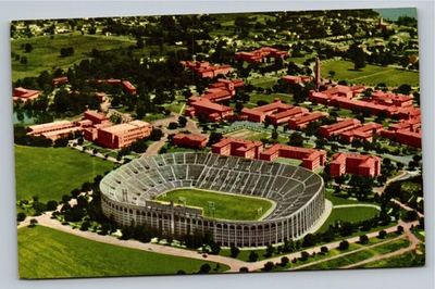 #ad LSU Tiger Stadium amp; Campus Baton Rouge LA Vintage Curteichrom Postcard c1958 $6.12