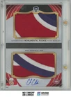 2021-22 UD The Cup Auto Monumental Rookie Patch Booklet Cole Caufield RC 1/6