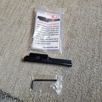 Steel Swiss Schmidt Rubin K31 K-31 Clamp-on scope mount