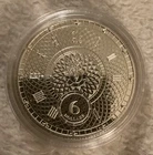 New 2022 TKL 1 oz .999 Silver Chronos Tokelau $6 Coin Clock Watch Proof-Like