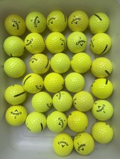 31 Callaway Supersoft Yellow MINT 5A AAAAA Used Golf Balls