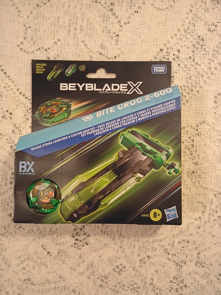 Beyblade x Deluxe Bite Croc 2-60Q Crunch Metal with String