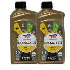 2x1  Liter TOTAL Quartz Ineo ECS 5W-30 Motoröl ACEA C2 PEUGEOT TOYOTA CITROEN