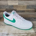 Nike Air Force 1 Low 07 Mens Shoes Sz 12 Patent Platinum Tint Stadium Green