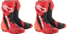 Alpinestars Supertech R Vented Boots BRIGHT RED/RED FLUO All Sizes NEW