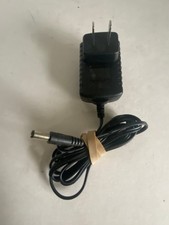 AC to DC Adapter Wall Charger Power Supply 12V 1A Black Compact Barrel Plug