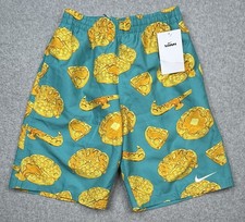 Nike Swim Trunks Shorts Boys YOUTH Tossed Waffles and Syrup Size Large NWT