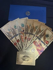 Hulk Hogan Set Banknotes Gold Foil Plated. BEST PRICES!! Fast Delivery!